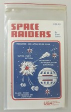 Space Raiders Version 2 by United Software game 5.25 inch disk Apple II 1981