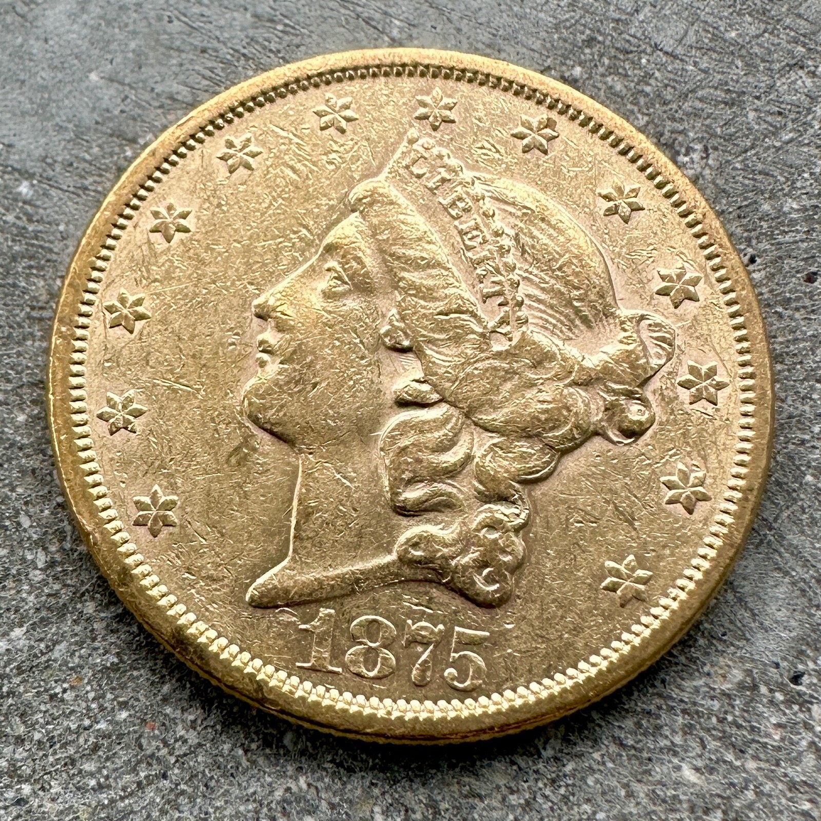 1875 S Gold 20 Dollar Liberty Double Eagle eBay