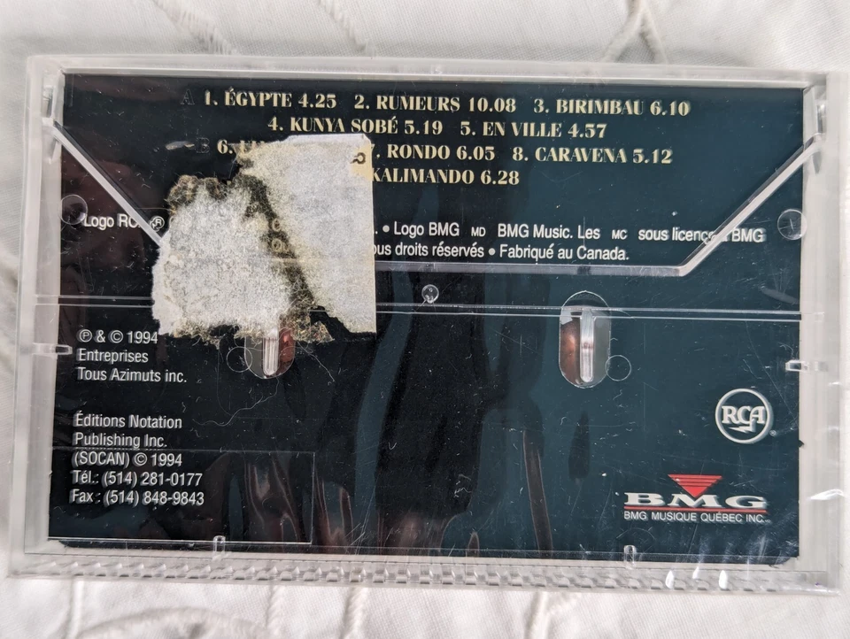 Sealed Mystere Cirque Du Soleil Cassette Tape Factory 1994 Theater Musical Music - Image 2 of 3