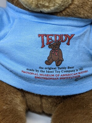 1992 Smithsonian Institution Teddy Bear Toy Company Roosevelt