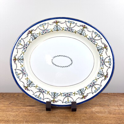 1920's (Large size) Bessborough Royal Worcester Platter Blue