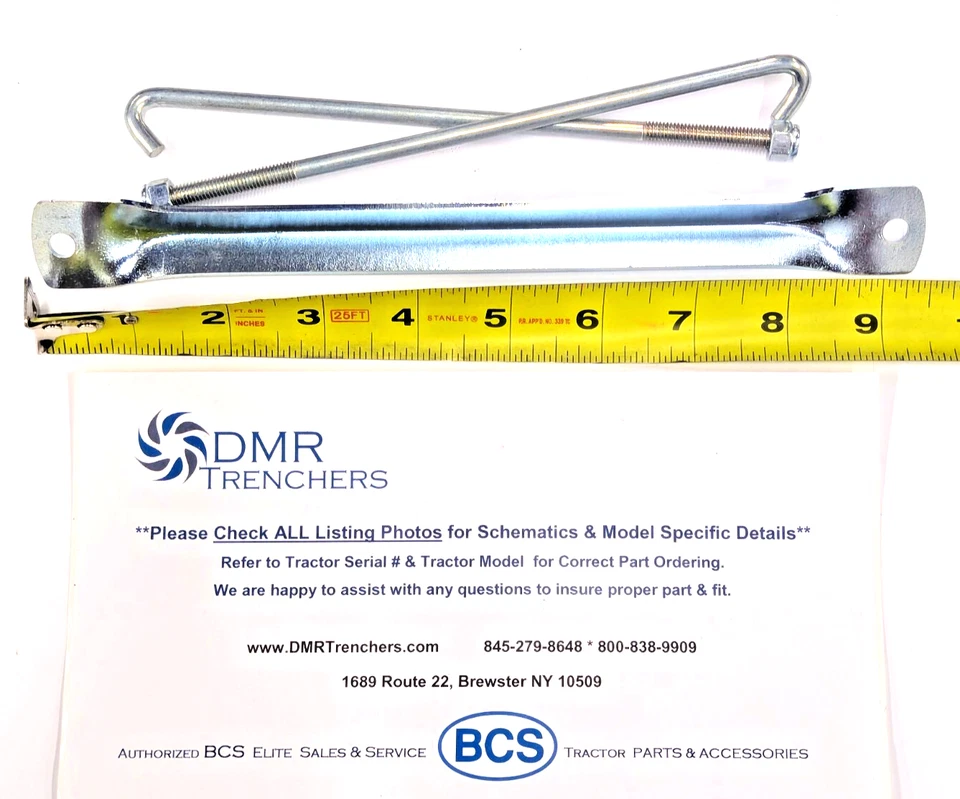 电池盒和支架硬件 BCS 拖拉机电动启动 59057390 56119937 — 第 3/4 张图片