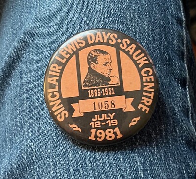 1981 #'d Sinclair Lewis Days Sauk Centre, Mn. 2 1/4'' Cel Festival