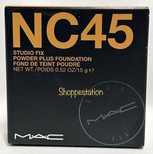 MAC Studio Fix Powder Plus Foundation Shade NC45 Full Size 15g Original Formula