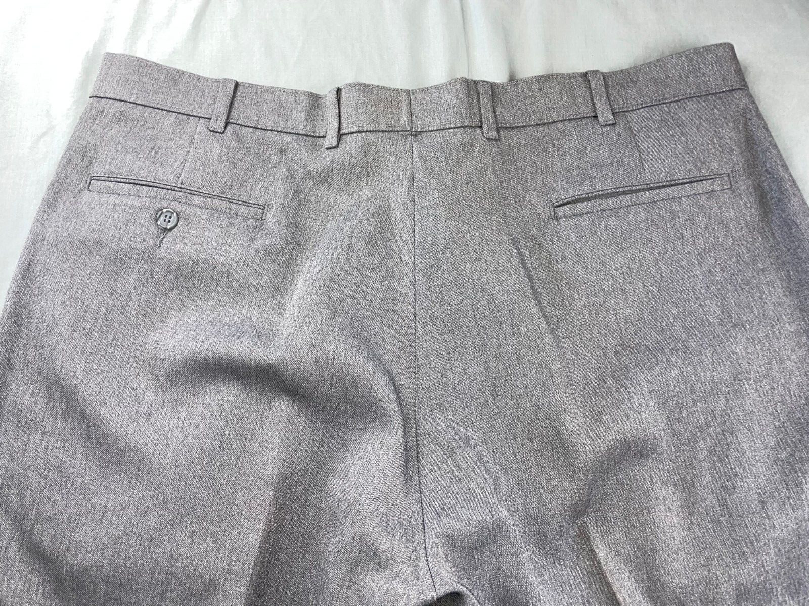 Levi's Flat Front Polyester Easy Care Action Slac… - image 9