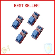 4 pcs DC 5V 1 Channel Relay Module Board Shield High/Low Level Trigger with Opto