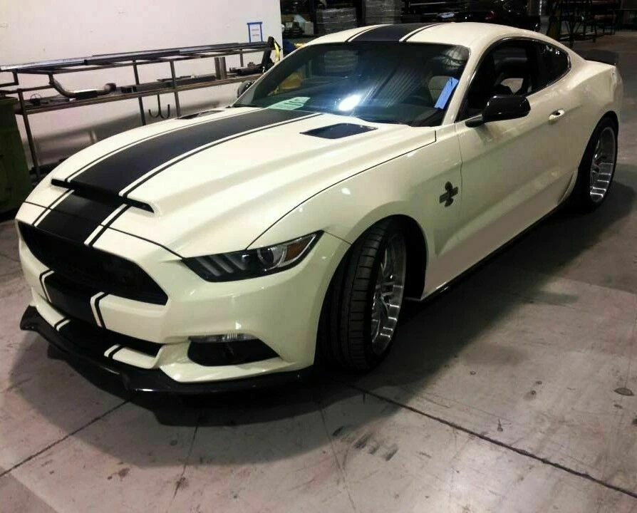 Ford Mustang Halo Proyector Capó Escape LED Para Calcomanía Gráfico Rayas Carrocería Kit Foto 2 de 4