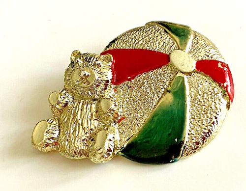 Broche Unique Ours Ballon Ourson élégant Pampilles Broches