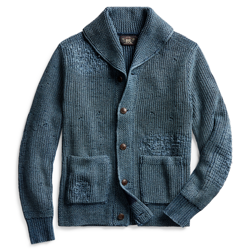 ralph lauren shawl collar cardigan