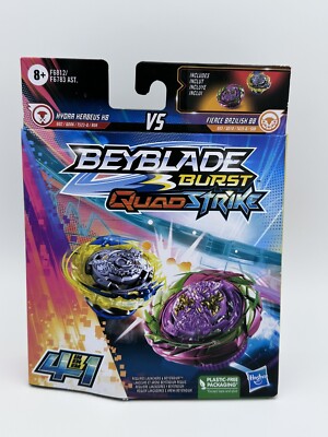 Beyblade Burst QuadStrike Fierce Bazilisk B8 vs Hydra Kerbeus K8 4 in 1 GR6 NEW