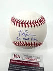 PETE ALONSO NEW YORK METS SIGNED MLB BASEBALL JSA WIT COA W/INSC BIG MEAT PETE