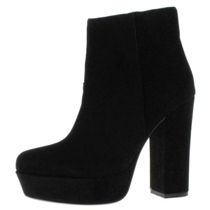 steve madden black platform booties