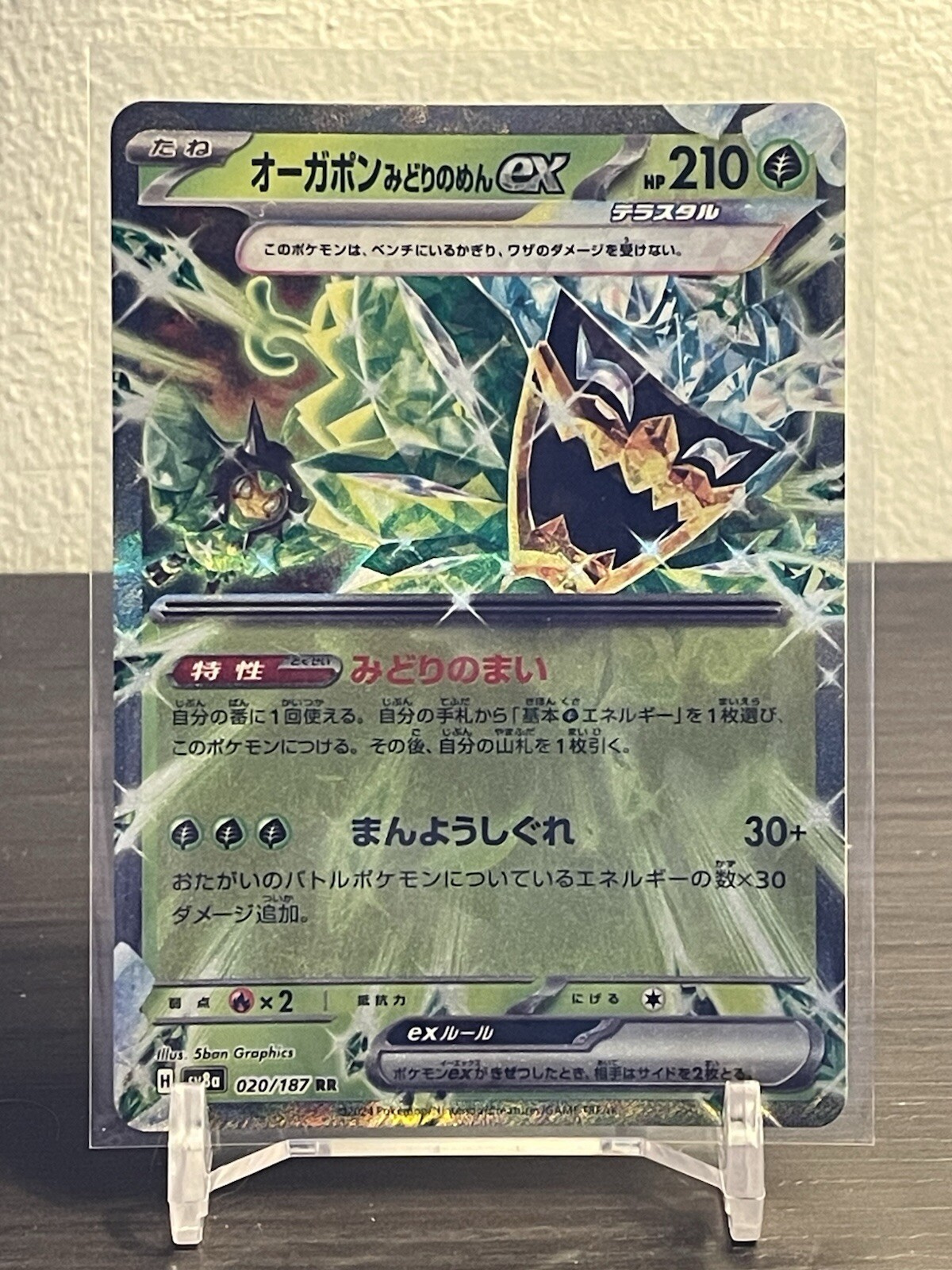2025 Pokemon Terastal Festival (JP) - Teal Mask Ogerpon EX #20/187