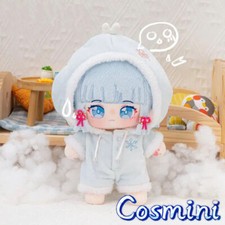 Anime Genshin Impact Kamisato Ayaka 20cm Plush Doll Dress up Toy Plushie