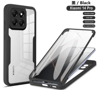 For Xiaomi 14 Pro, Shockproof Hybrid Full Cover Have Soft Screen Protector Case