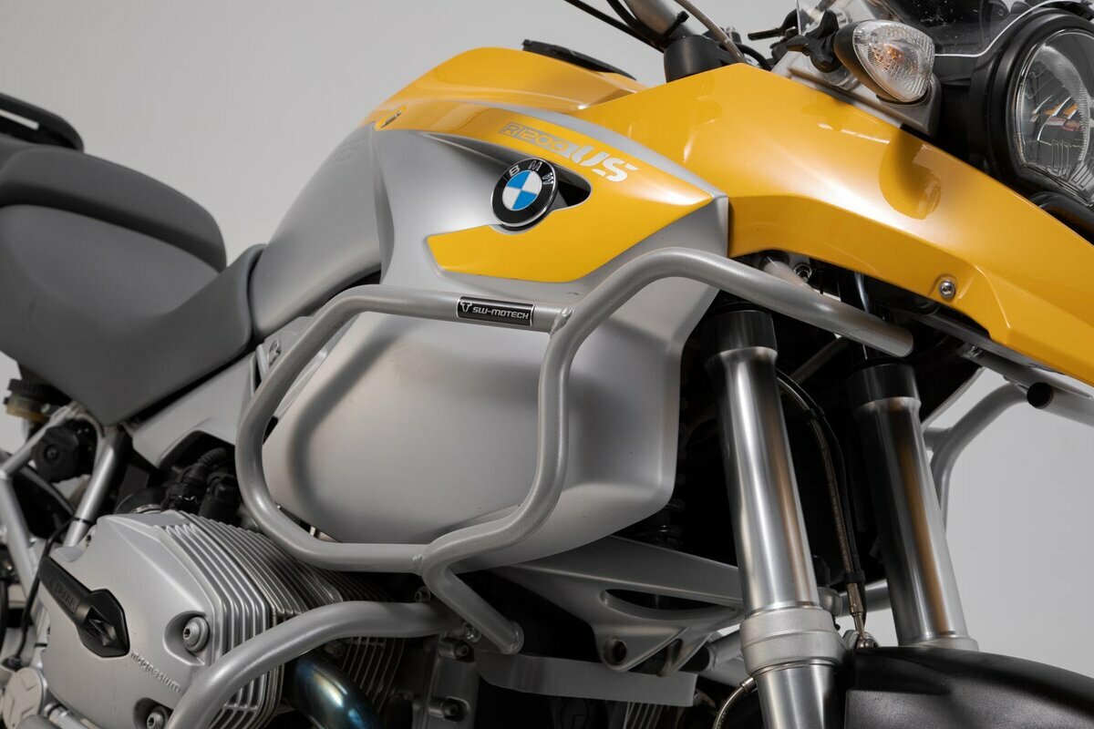 Crashbar haut BMW R1200 GS argent protection carénage 2004 2005
