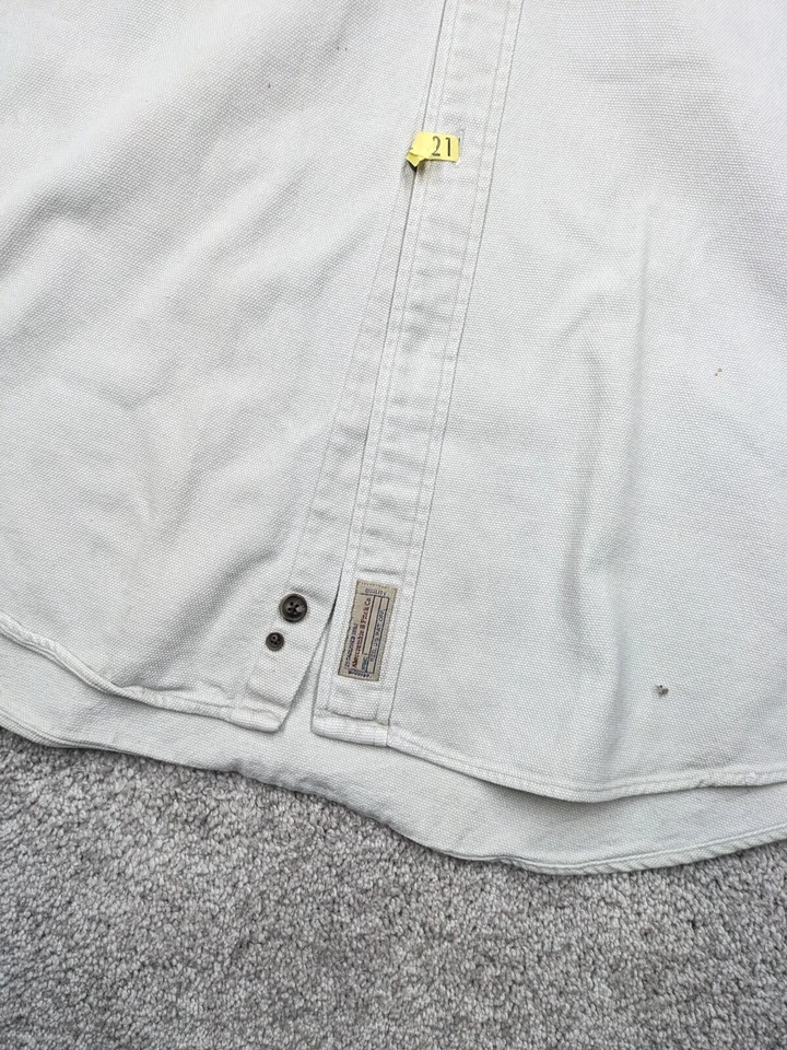 Abercrombie & Fitch The Big Shirt Brushpopper Mens XL Extra Large Button Cotton - Image 2 of 4