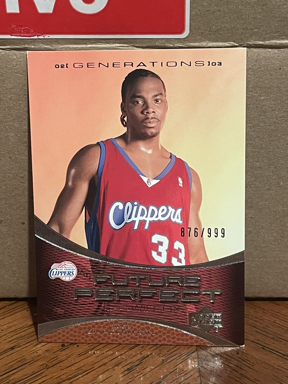 Chris Wilcox 2002-03 Upper Deck Generations #58 Rookie 876/999 1337