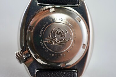 1977 Vintage Seiko Turtle Diver 6309-7049 Automatic black dial Day