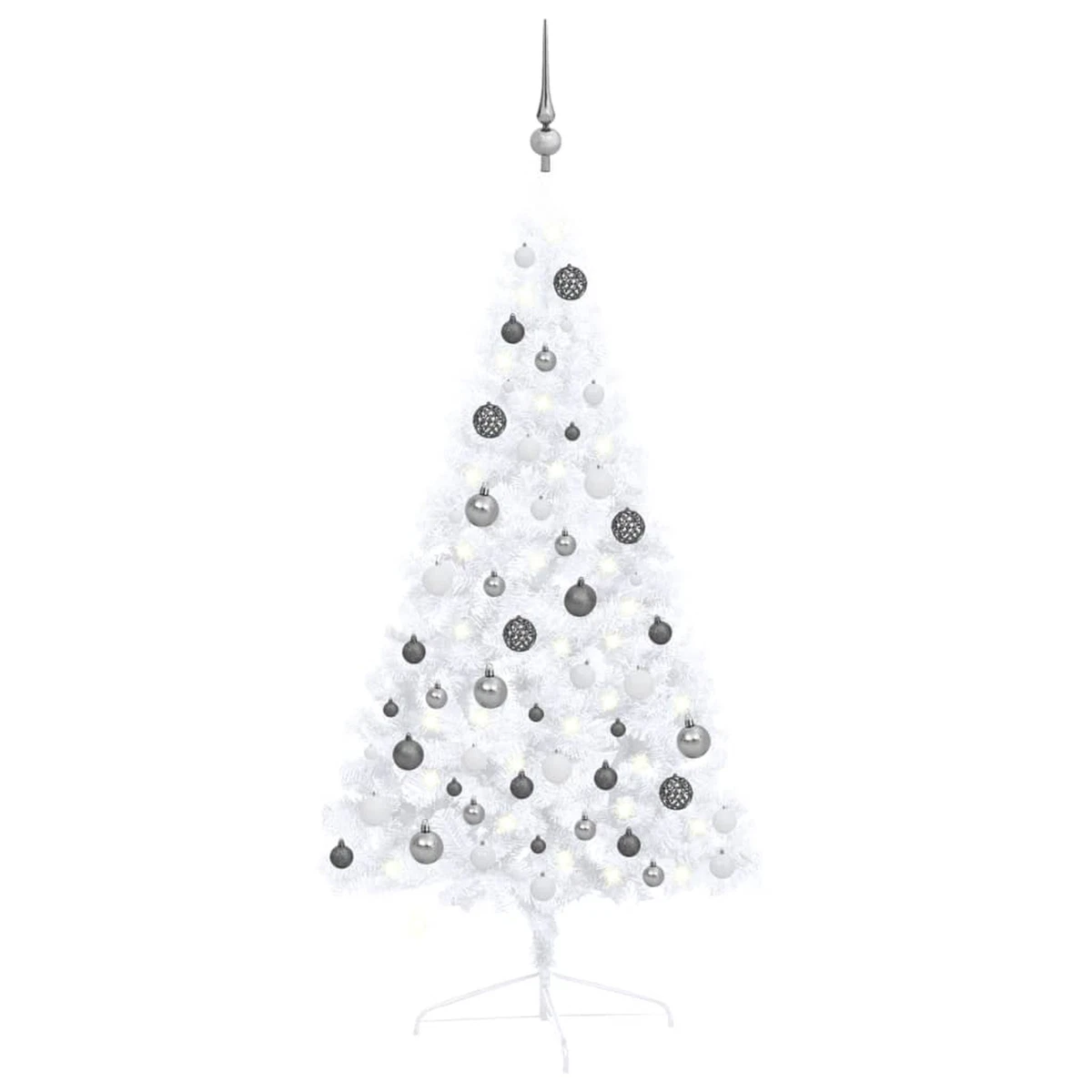 Pre lit half christmas tree deals