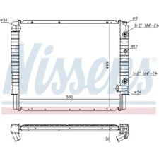 Radiateur Volvo 960