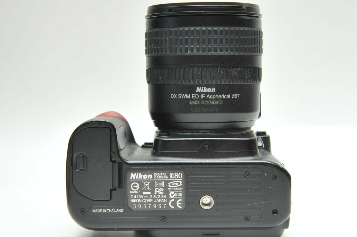 Nikon D80 10.2MP DX-Format CMOS DSLR W/Nikkor 18-70mm f/3.5-4.5G