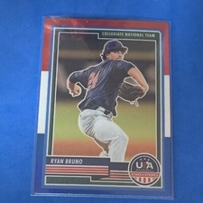 Ryan Bruno Rookie 2023 Stars & Stripes BSG red white, and blue #63 Stanford USA