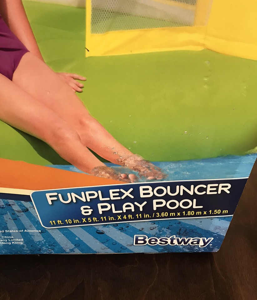 H2OGO Funplex Bouncer Play Pool Inflatable Bounce House With BLOWER | eBay
