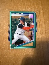 2025 Donruss Baseball - Cole Young - #152 Clearly Acetate Clear Parallel