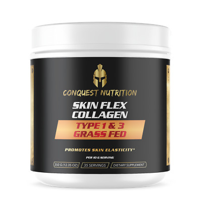 Conquest Nutrition Skin Flex Collagen Type 1 & 3 Grass Fed - 35 servings