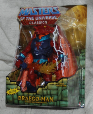 MOTU DRAEGO-MAN WARRIOR,HE-MAN MASTERS UNIVERSE,CLASSICS,SEALED