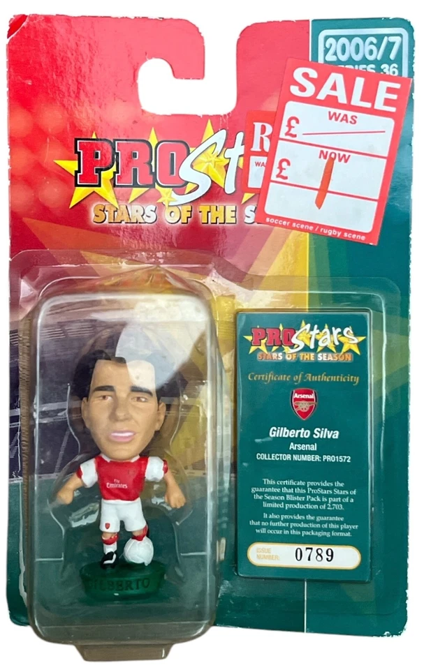 Corinthian Prostars 4 Arsenal Football Figures Silva (2) Stapleton Toure - Image 4 of 4