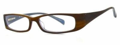 Calabria Splash by Vivid 52 Designer Blue Light Blocking Glasses in Brown Blue