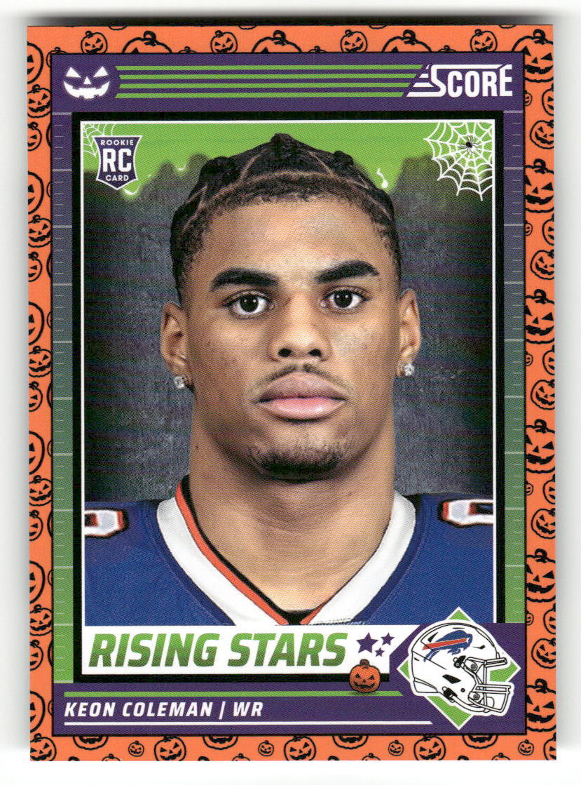 2024 Score A Treat Football Orange Pumpkin Rising Stars (1-50) You Pick