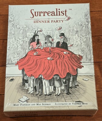  Surrealist Dinner Party Board Game Kickstarter Edition NEW SEALED Mary Flanagan