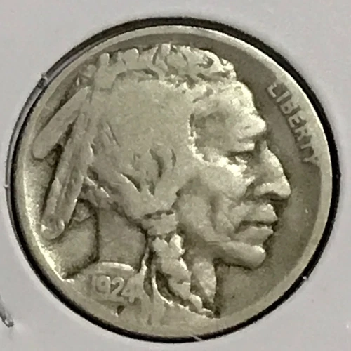 U.S. Buffalo Nickel VG 1924-D
