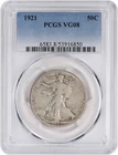1921 Walking Liberty Silver Half Dollar VG08 PCGS