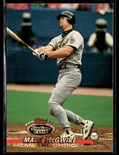 1993 Stadium Club #595 Mark McGwire Members Only Athletics Baseball Card 2801K