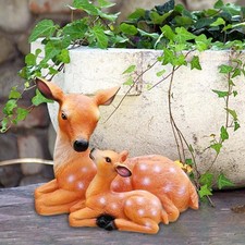 Jardin Cerf Statue Mère Cerf Décorations Creative Home Decor Art Artisanat