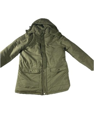 Totes New Parka Coat Men Medium All Purpose Water Resistant Outdoor Green NWT