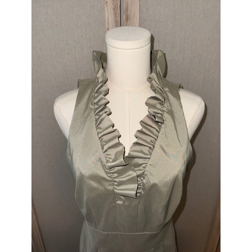 Just Taylor Sleeveless Ruffle Neck Dress Party Cocktail Size 8 - Picture 4 of 7