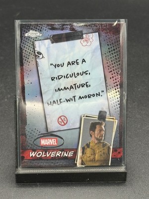 2025 Marvel Topps Chrome Deadpool Wolverine Refractor #WM-02