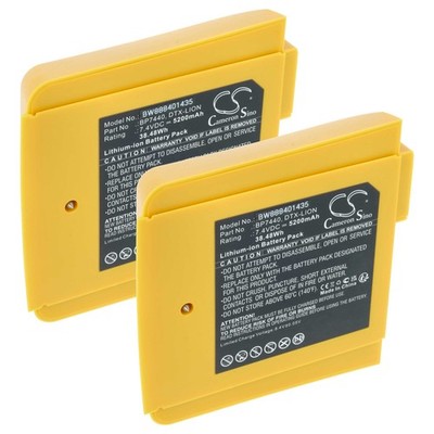 2x Akku für Fluke DTX-1800-MS DTX-1800-M DTX-1200-MS DTX-1200-M 5200mAh