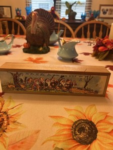 Unique  Seven Dwarfs Wooden Secret Panel Pencil Box