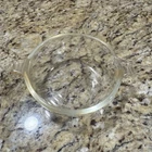 Vintage Pyrex Clear Glass Bowl 10oz Baking Casserole Dish With Lid 4” W 2” T Cp