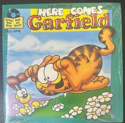 SEALED 1982 ''The story of Here Comes Garfield'' read along