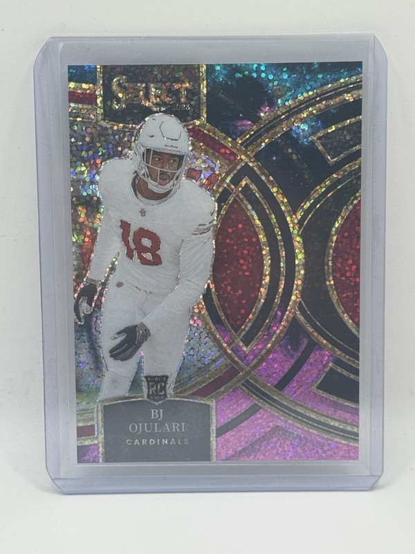 2023 Panini Select BJ Ojulari Premier Level Cosmic Sparkle Arizona Cardinals