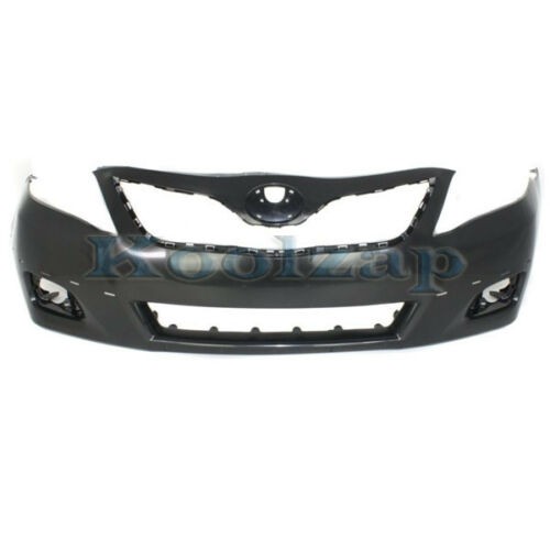 Front Bumper Cover For 2012-2014 Toyota Camry SE & SE Sport – Primed Plastic, Direct Fit, No Fog Light Holes