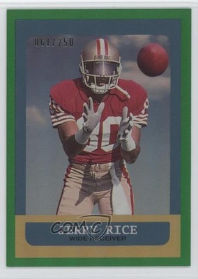 2023 Topps Composite Heritage Green Rainbow Foilboard /250 Jerry Rice HOF xu4