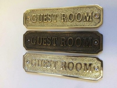 Customized Cast brass custom door signs - Personalized plaques - Outdoor plaques